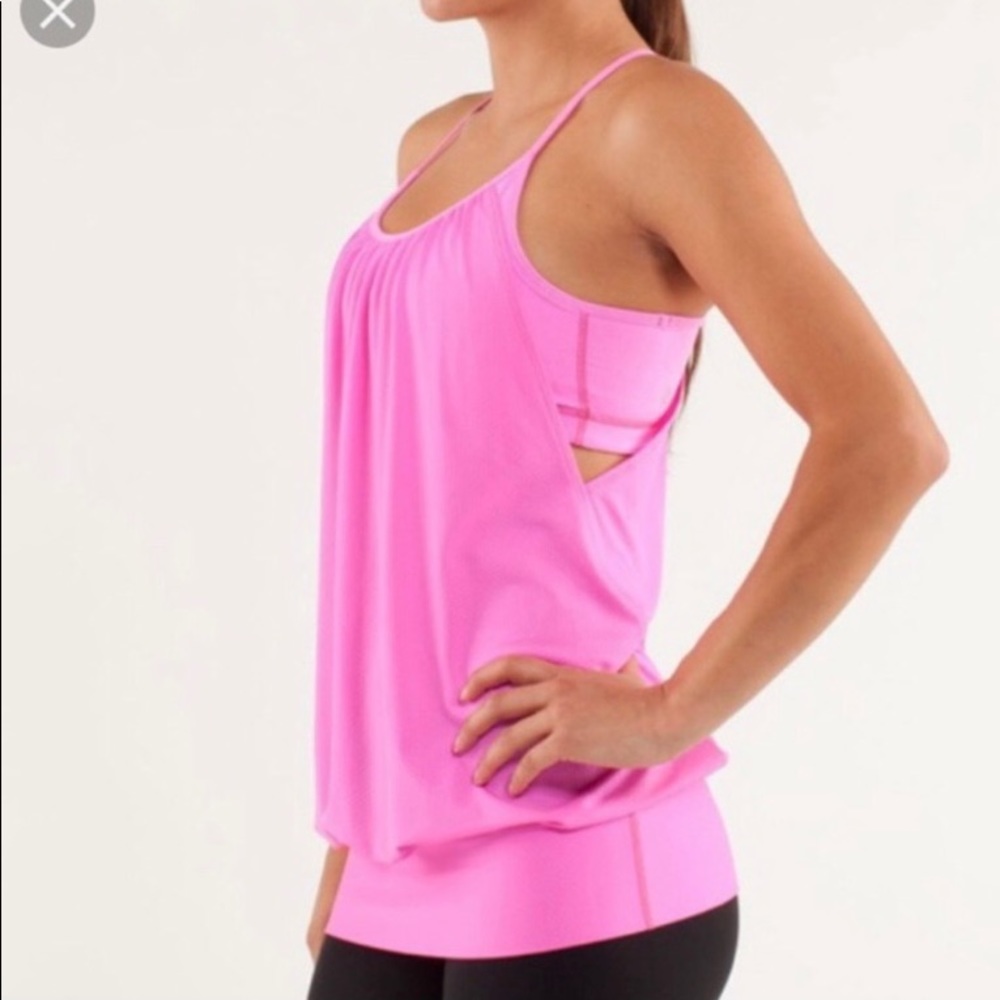 Lululemon size 4 built in sports bra tank